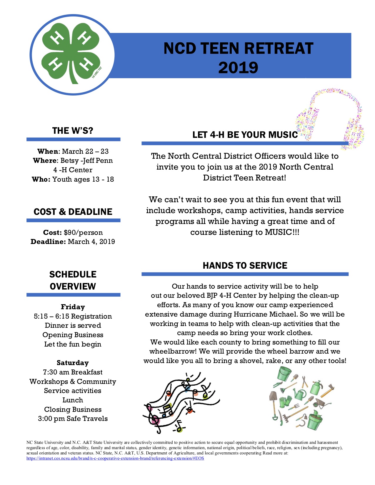 Retreat flyer image