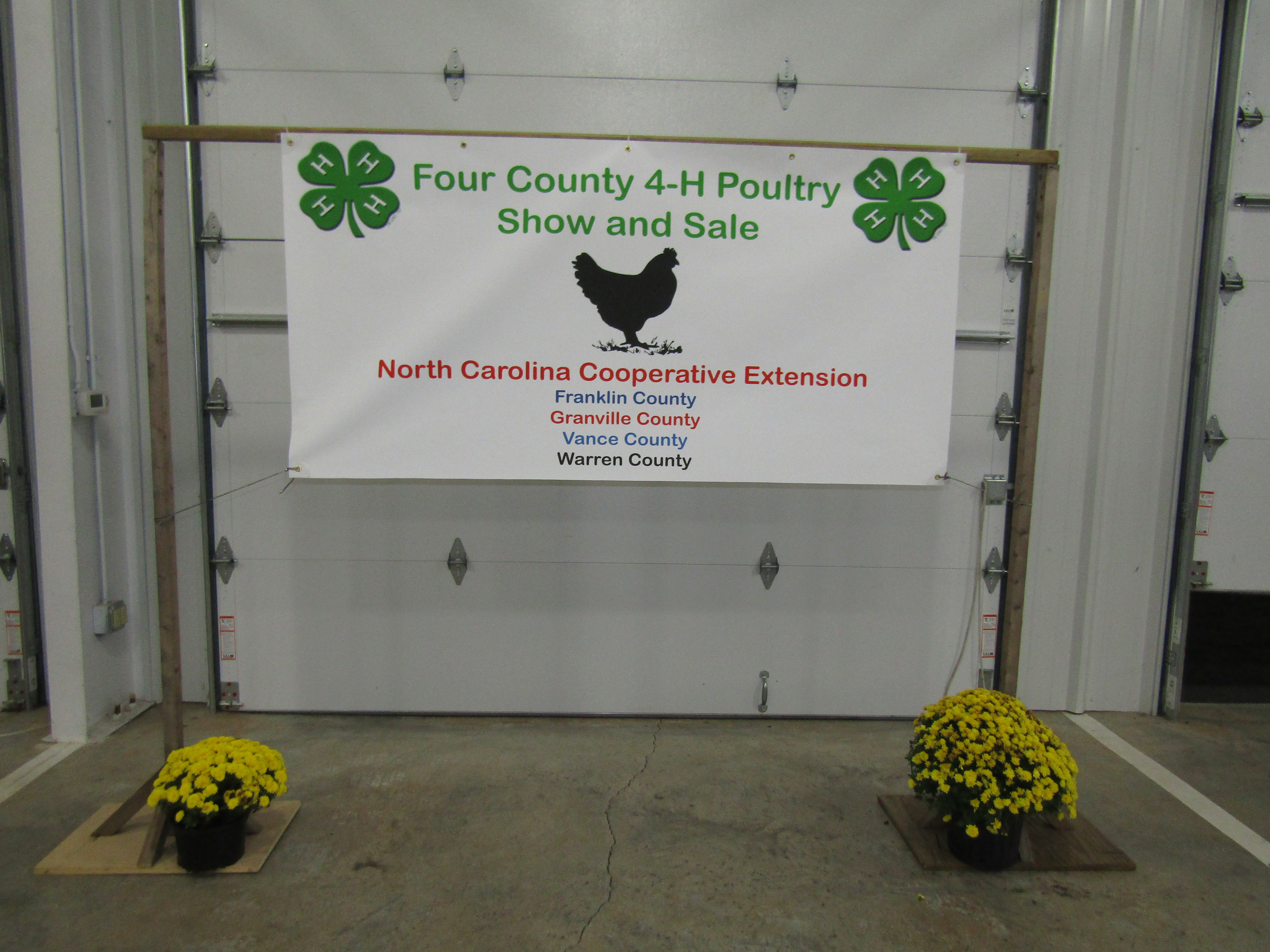 4 county poultry show banner