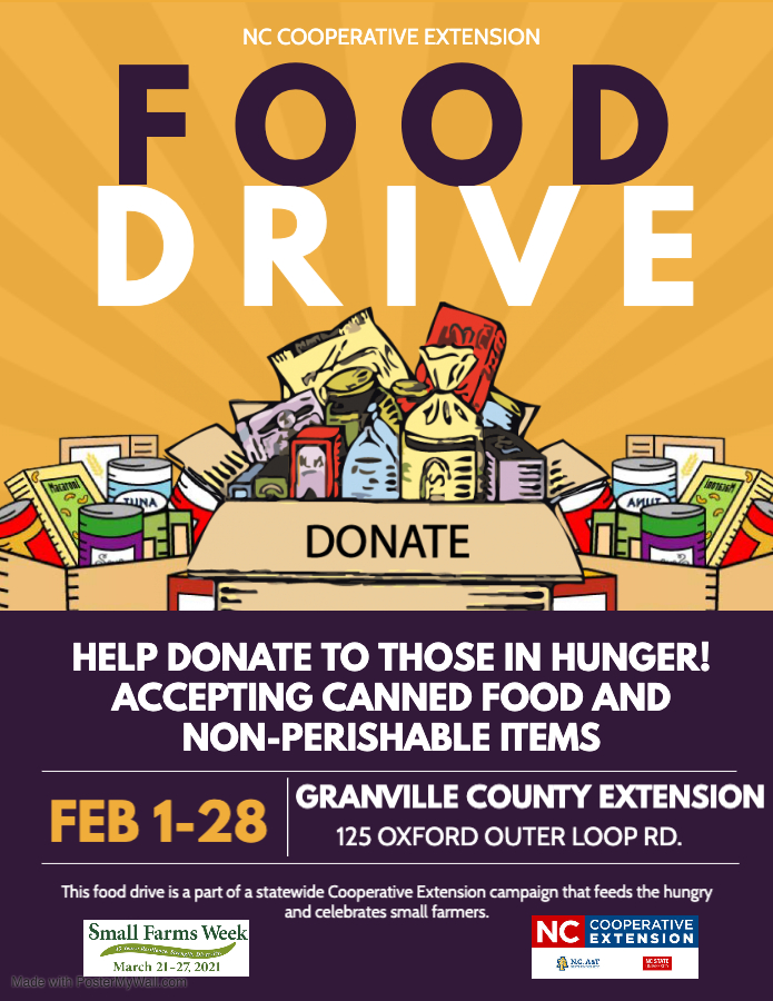 Food Drive flyer