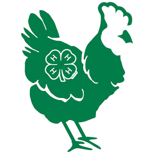 4-H Chicken Logo