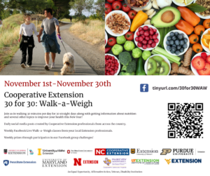 Cover photo for 30 for 30 Walk-a-Weigh Challenge