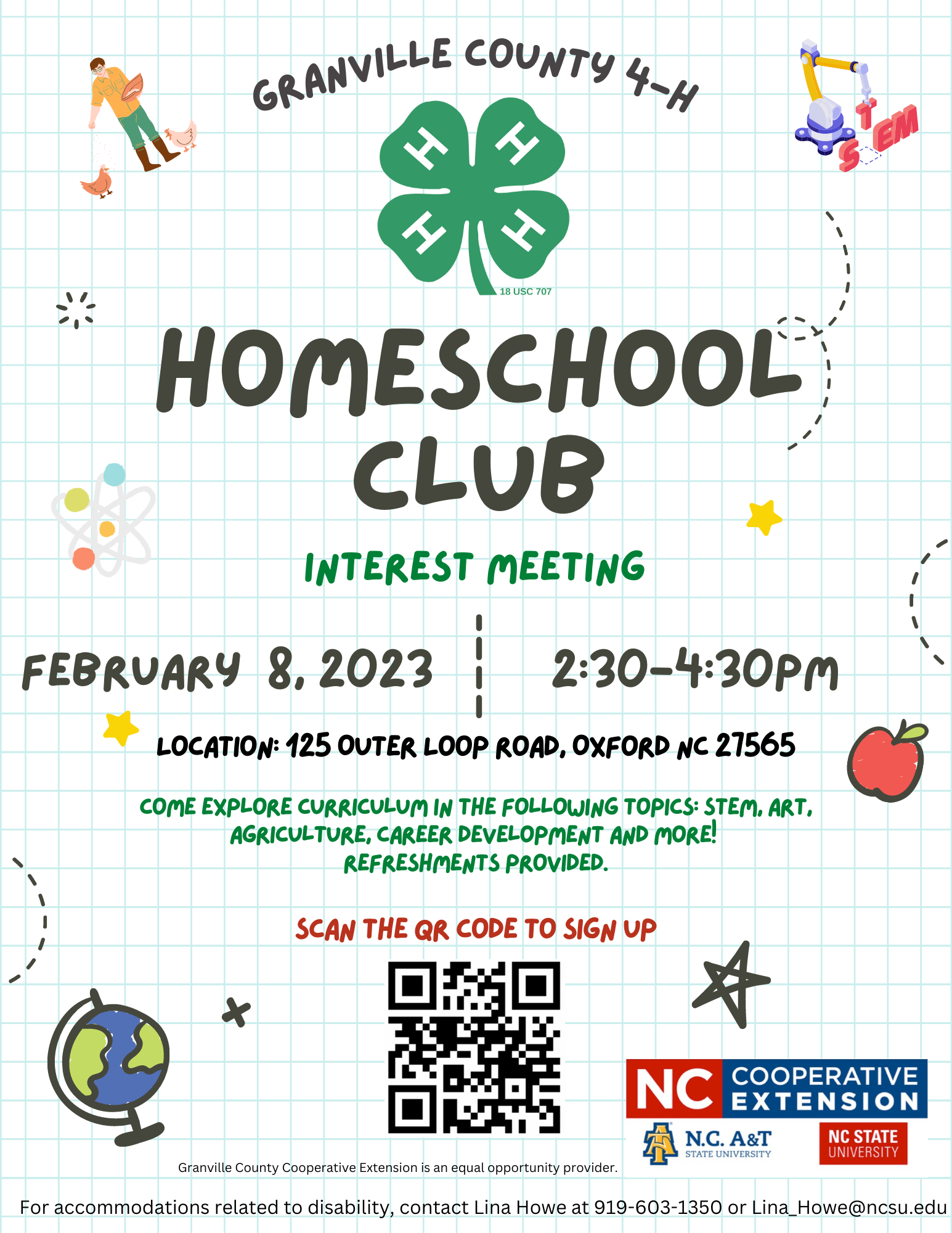 Homeschool Club Interest Meeting 