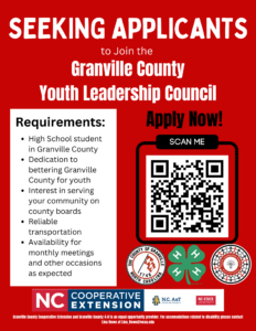 Cover photo for Apply Now: Granville County Youth Leadership Council